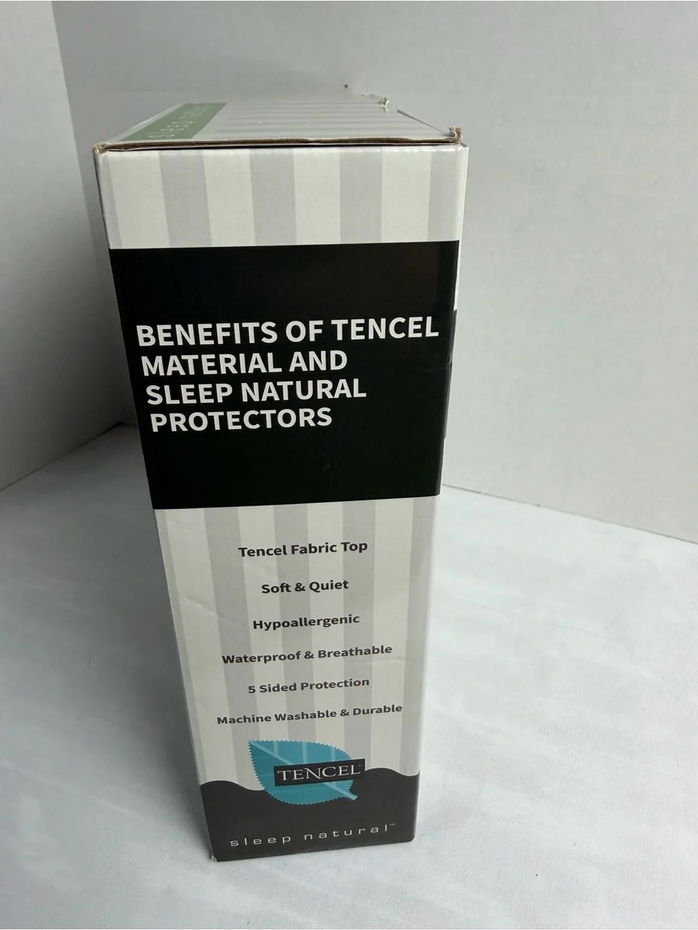 Sleep Natural 5 Sided King Mattress Protector New Factory  Rtl $119
